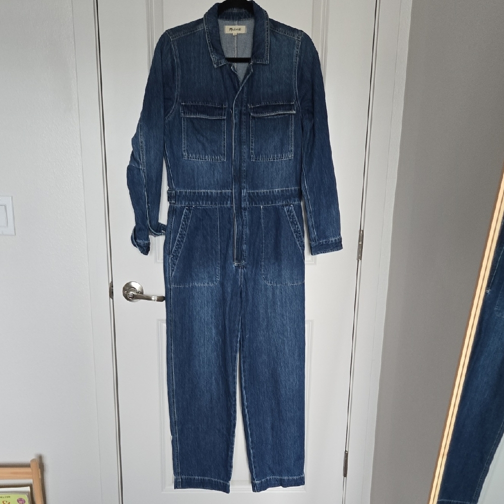 Madewell Dark Blue Women's Denim Jumpsuit